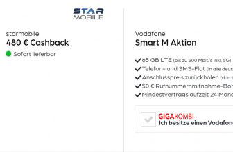 starmobile SIMonly Vodafone Smart M GB