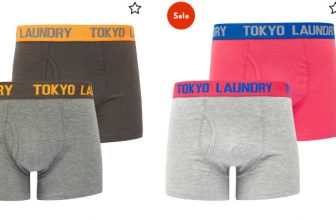 Boxers for £ with CodeUse Code TENBOXERS Add any five pack – Tokyo Laundry