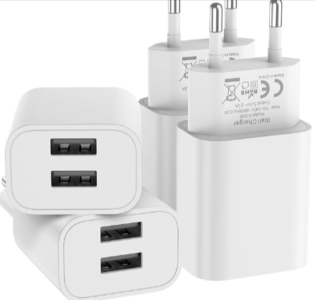 4Er-Pack-Usb-Ladegerät-Für-Iphone-15-14-Plus-Pro-Max-13-12-11-Se-Samsung-Android-Adapter-Iphone-Ladegerät-Ladestecker-Power-Usb-Stecker-Netzteil-Amazon-De-Elektronik-Foto