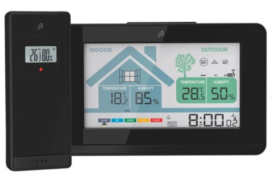 AURIOL Funk Wetterstation mit Lüftungsempfehlung