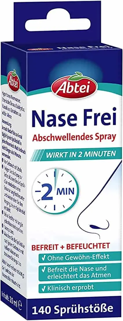 Abtei Nase Frei abschwellendes Nasenspray ab 1,79 € inkl. Prime-Versand