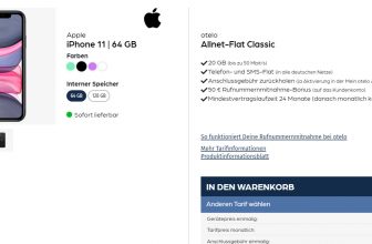 Apple iPhone + otelo Allnet Flat Classic mit GB