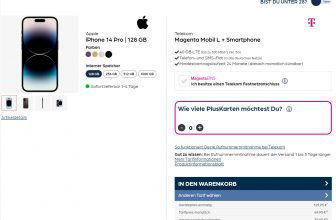 Apple iPhone Pro + Magenta Mobil L GB