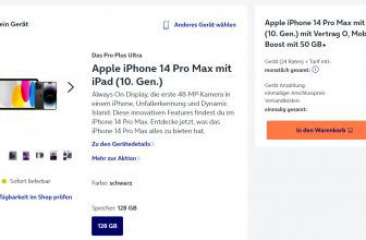 Apple iPhone Pro Max + iPad . Gen Wifi mit O Mobile M Boost + GB