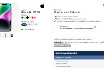 Apple iPhone + Telekom Magenta Mobil S mit GB