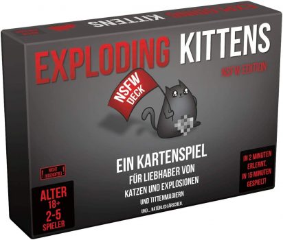 Asmodee Exploding Kittens – NSFW Edition Partyspiel