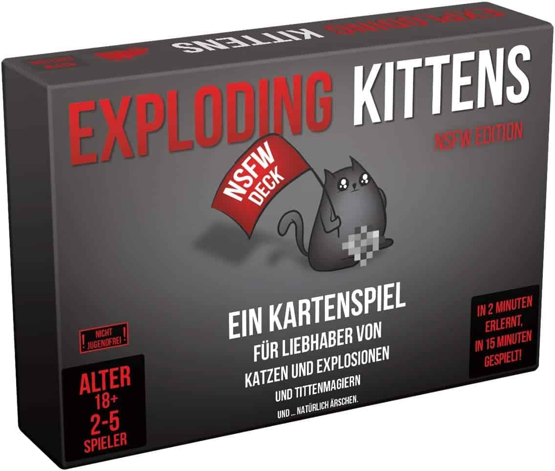 Asmodee Exploding Kittens – Nsfw Edition Partyspiel