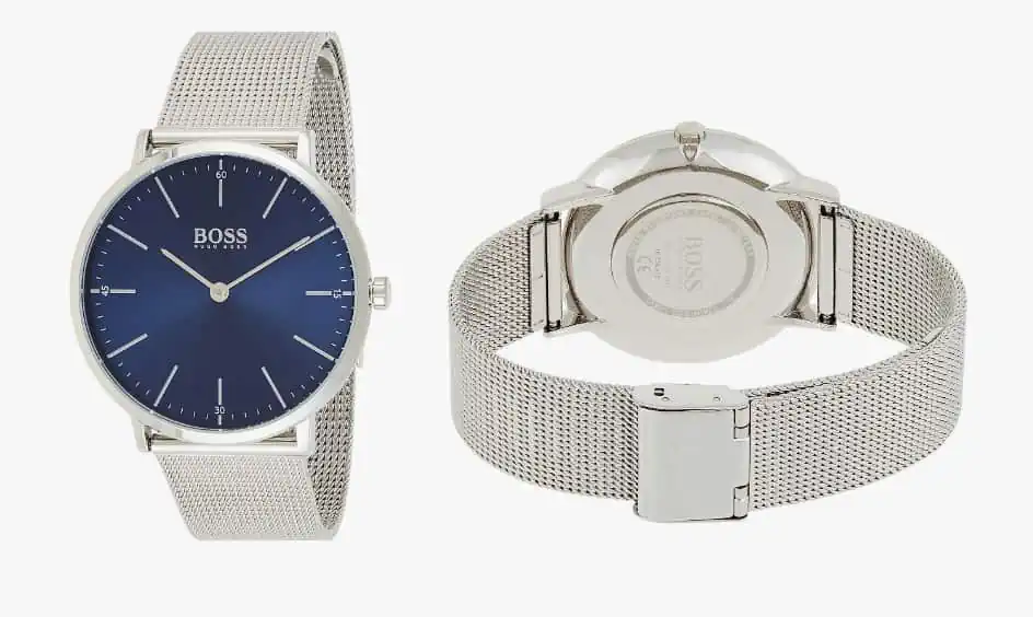 BOSS Herren Analog Quarz Armbanduhr Horizon mit Mesh Edelstahlarmband (Modell 1513541) für 144,60 € inkl. Versand (statt 188,15 €)