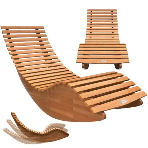 Casaria Saunaliege Akazie (150x60x93cm) für 72,85 € inkl. Versand