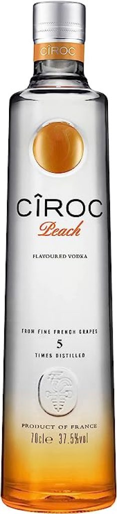 CîROC Peach Ultra-Premium Wodka (37,5% 0,7l) ab 24,29 € inkl. Prime-Versand