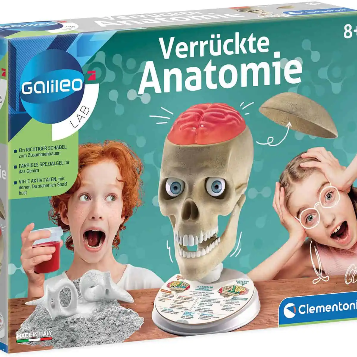 Clementoni Galileo Lab – Verrückte Anatomie – Medizin & Biologie für Kinder ab 8 Jahren für 8,89 € inkl. Prime-Versand (statt 17,01 €)