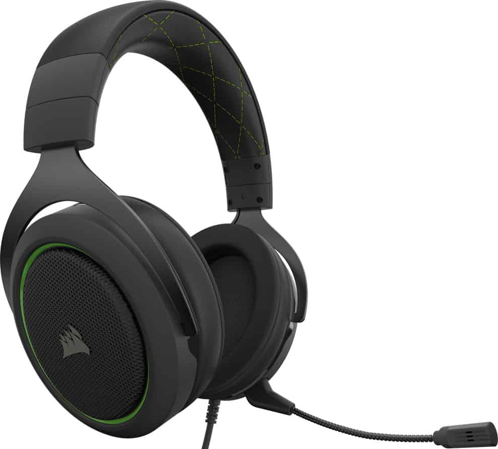 Corsair Hs Pro Gaming Headset Schwarz Grün