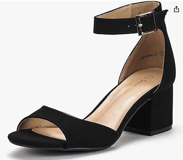 Dream Pairs Damen Sandalen Mit Square Heel Sommerschuhe Damen