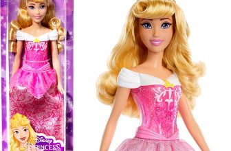 Disney Princess Aurora Puppe mit typischem Outfit