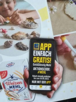 Edeka App Weizen Mehl gratis