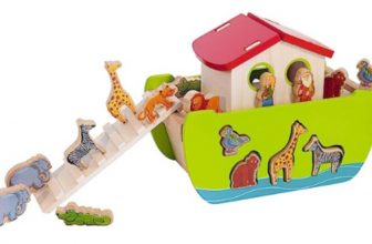 Eichhorn Steckspiel Arche Noah versch Steckfiguren years to years tlg xx cm Birkenholz Amazon de Spielzeug