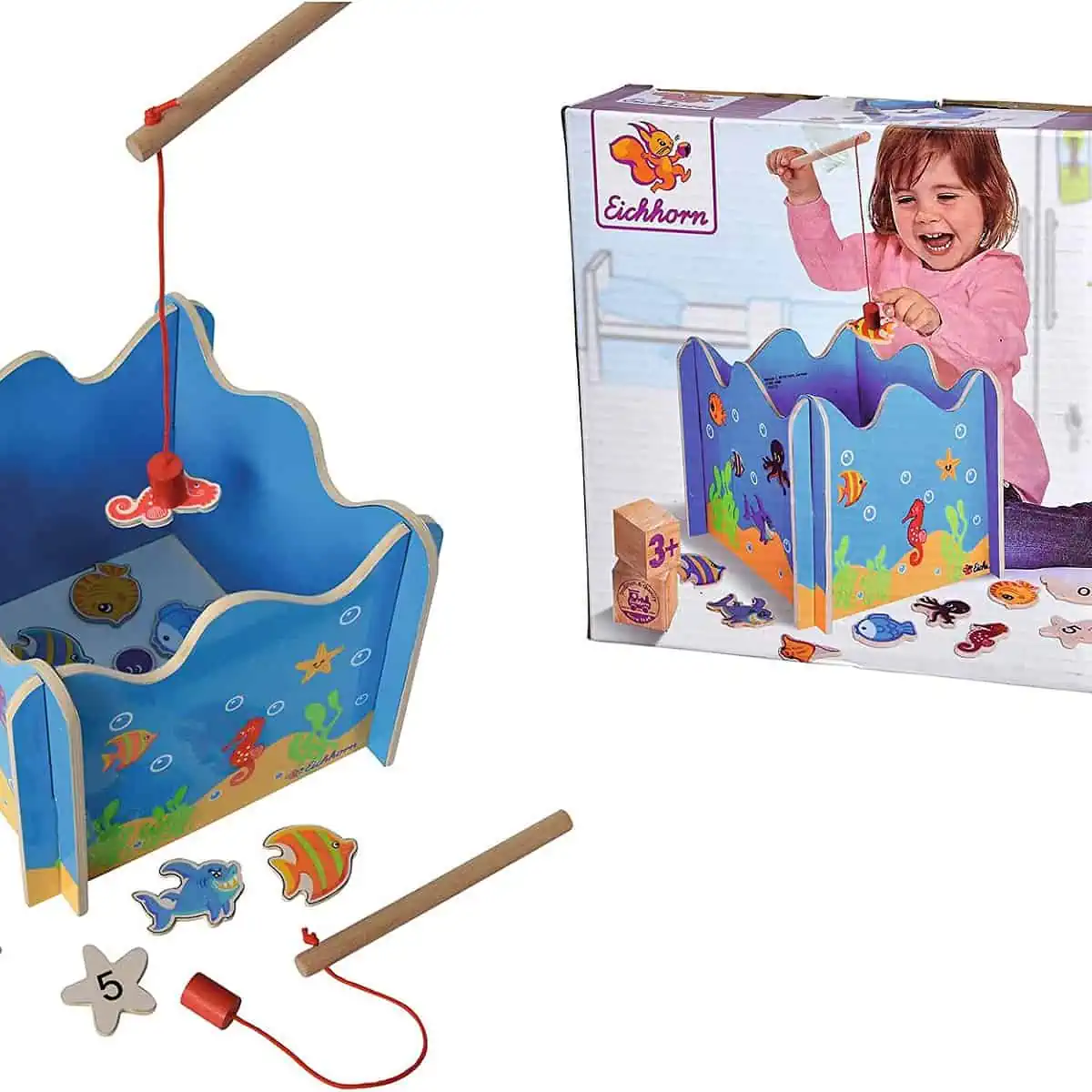 Eichhorn 100002089 – Angelspiel (ab 3 Jahren, 16 teilig) für 6,95 € inkl. Prime-Versand (statt 12,95 €)