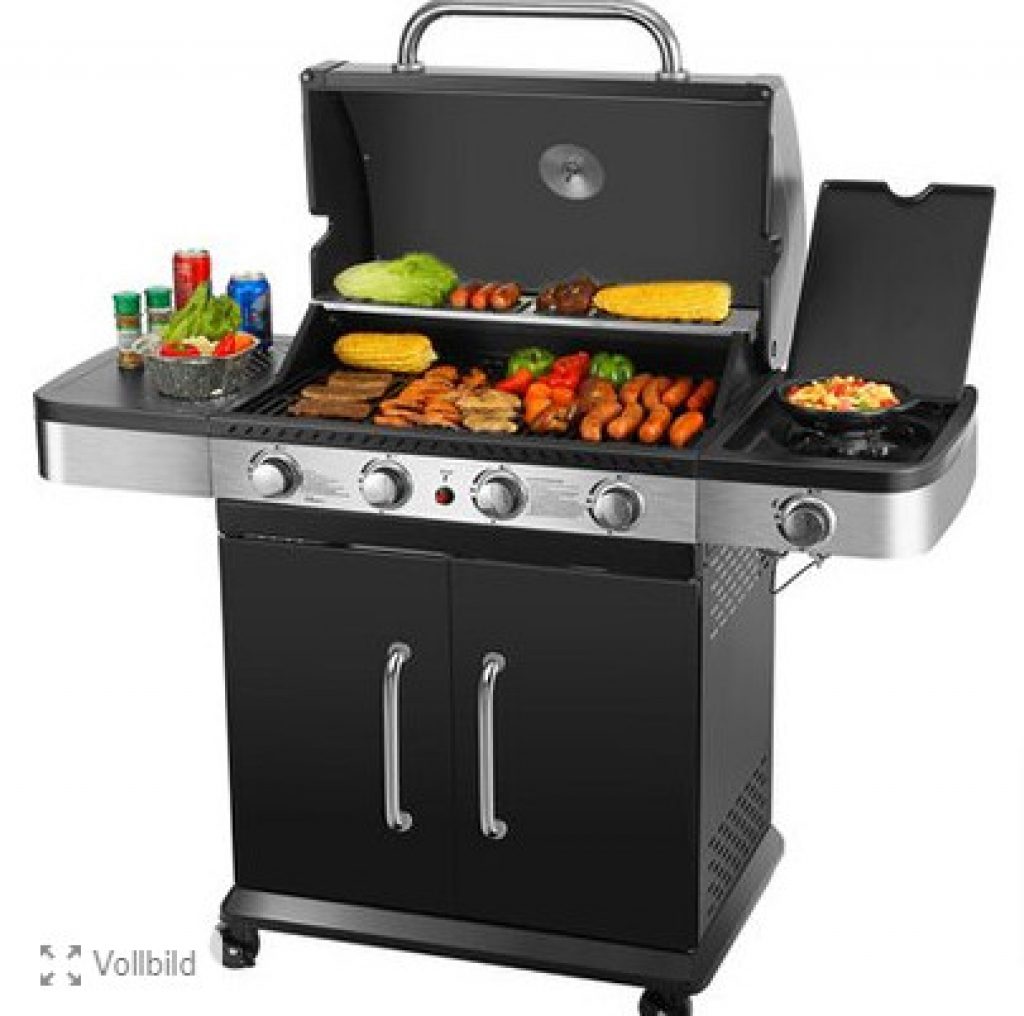 El Fuego Gasgrill Burlington Brenner Mit Seitenbrenner Schwarz Kaufen Bei Obi