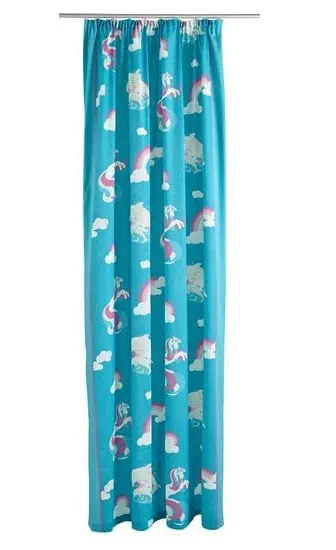 Gardine DOLPHIN, Scout, Kräuselband (1 St), blickdicht, Delfine, Einhornmuster 135 cm x 145 cm ab 2,14 € inkl. Versand (OttoUp)