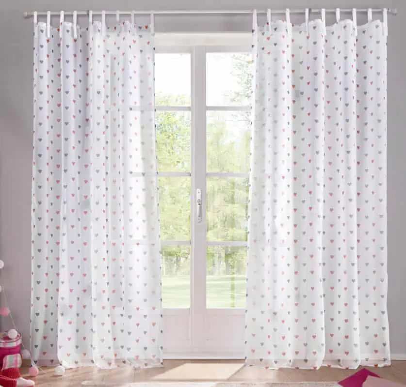 Gardine Emma, Lüttenhütt, Bindebänder (1 St), transparent, Voile 140 cm x 145 cm ab 3,18 € inkl. Versand (OttoUP)