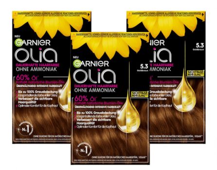 Garnier Olia Dauerhafte Haarfarbe ohne Ammoniak Mit pflegenden und natürlichen Ölen Vollständige