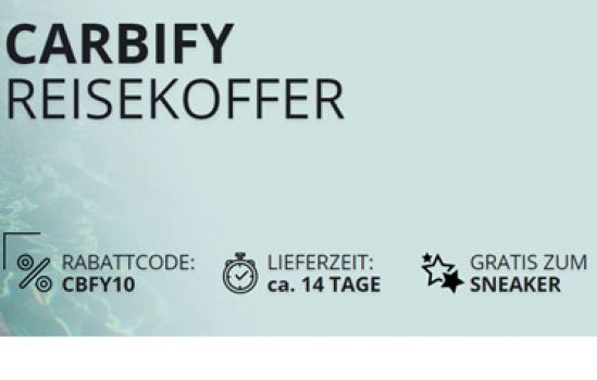 Giesswein Carbify Reisekoffer gratis bei Sneaker Bestellung