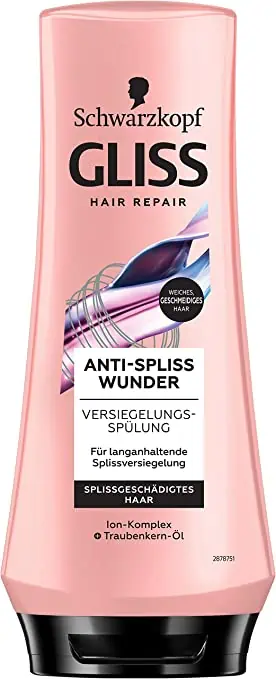 Gliss Spülung Anti-Spliss Wunder 200 ml ab 1,27 € inkl. Prime-Versand