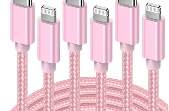 GlobaLink Stück M USB C Lightning Kabel iPhone Kabel Nylon MFi Zertifiziert Power Delivery Ty