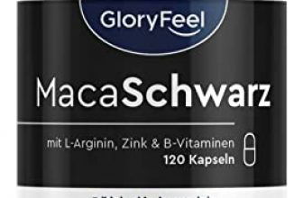 GloryFeel Maca Schwarz Hochdosiert