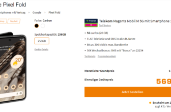 Google Pixel Fold + Google Pixel Watch + Telekom Magenta Mobil G mit GB