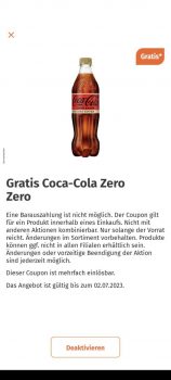 Gratis Coca Cola Zero Zero