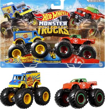 HOT WHEELS Monster Trucks Demolition Doubles er Pack