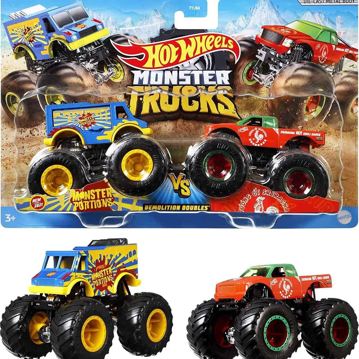 Hot Wheels Monster Trucks Demolition Doubles Er Pack