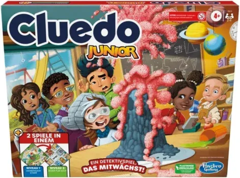 Hasbro Cluedo Junior (2-seitiges Spielbrett)