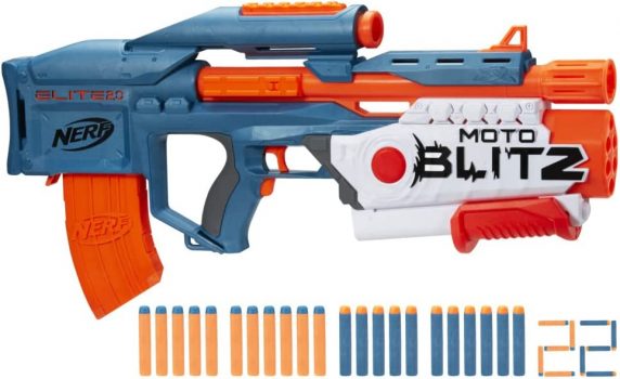 Hasbro Elite . Motoblitz Blaster CS ( Darts motorisiert, Airblitz Darts auf einmal)