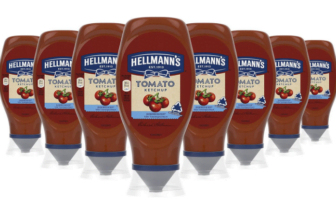 Hellmann s Tomato Ketchup Zuckerreduziert vegane Grillsoße im Squeezer