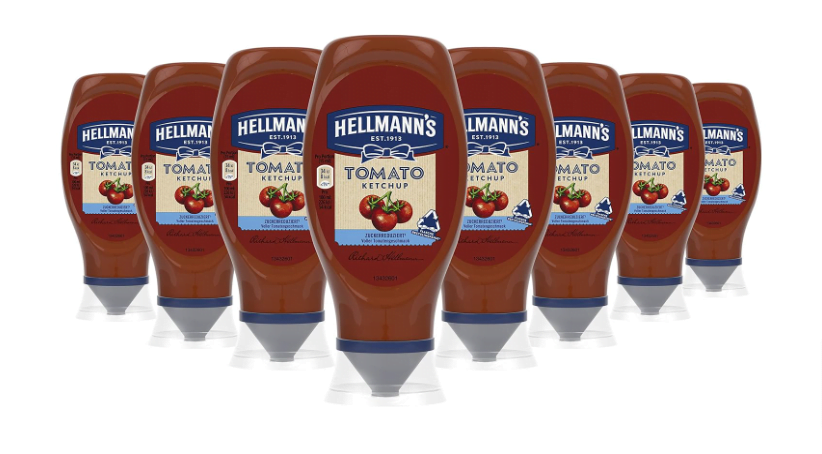 Hellmann S Tomato Ketchup Zuckerreduziert Vegane Grillsoße Im Squeezer