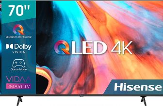 Hisense EHQ QLED Smart TV , cm ( Zoll) Fernseher (K, HDR, HDR+ decoding, HLG, Dolby Vision, DTS Virtual, Hz Panel, Bluetooth, Alexa Built in, VIDAA Voice)