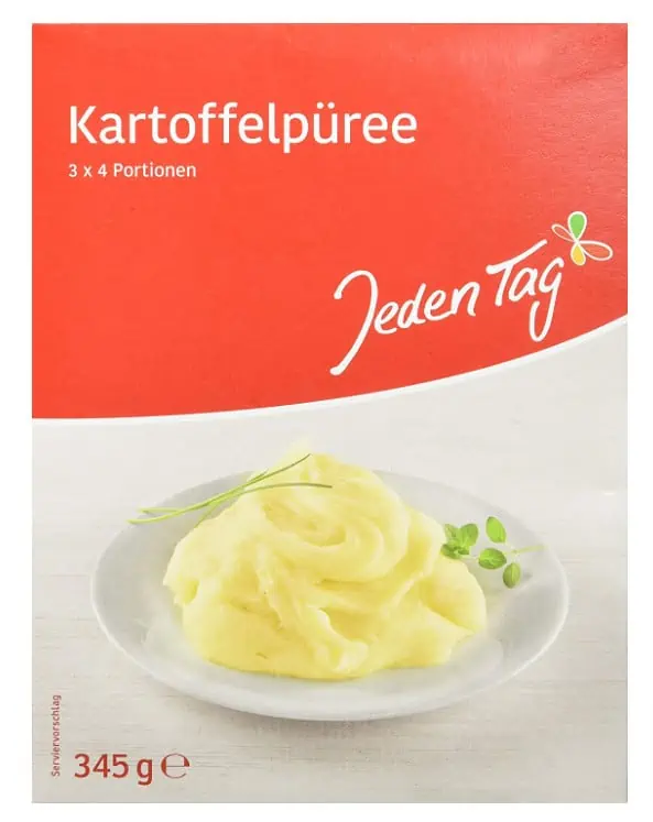 Jeden Tag Kartoffelpüree 3 x 4 Portionen, 345 g für 0,81 € inkl. Versand (statt 1,29 €)