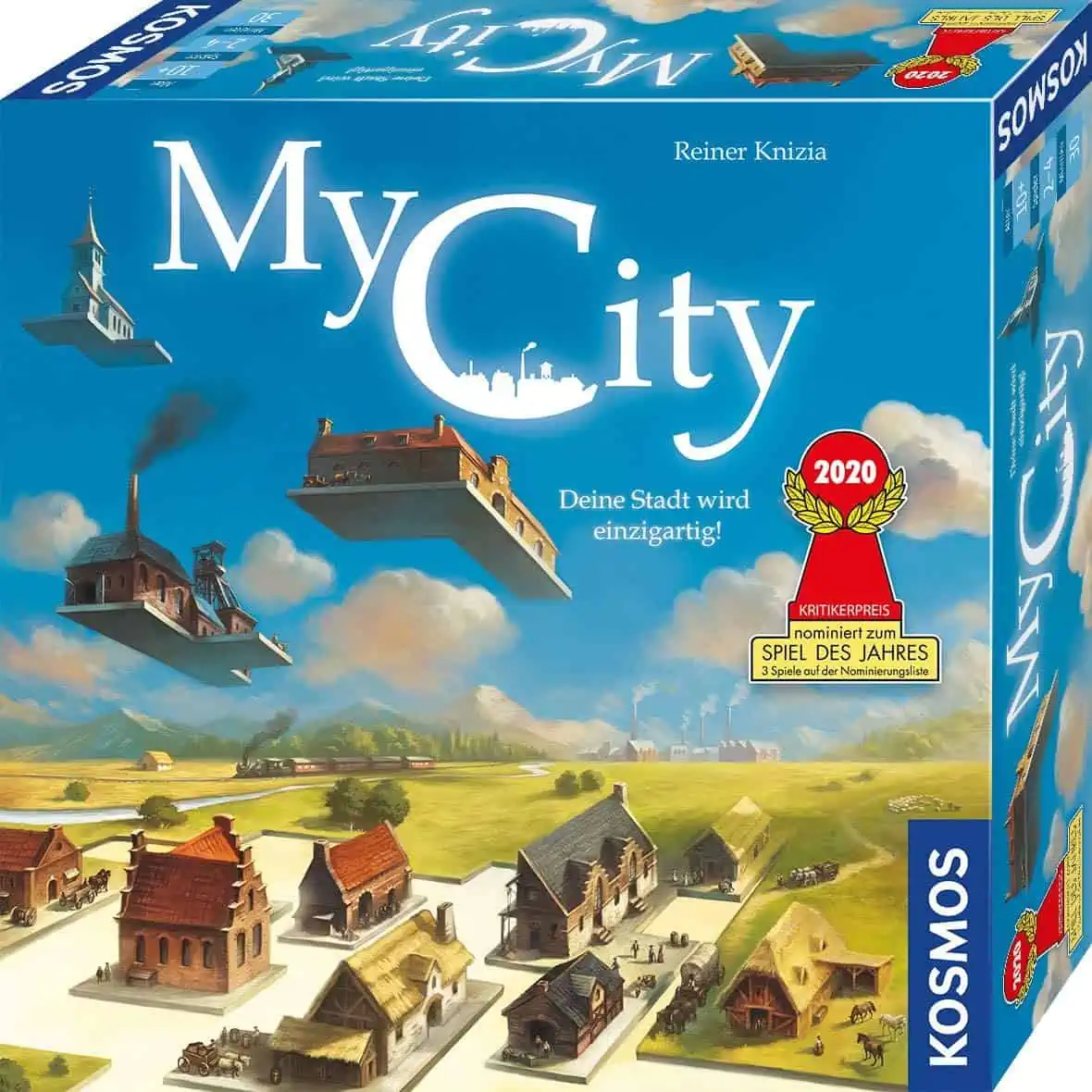 KOMOS 691486 My City -Deine Stadt Wird einzigartig, abwechslungseiches Familienspiel für 2-4 Personen für 15,99 € inkl. Prime-Versand (statt 24,79 €)