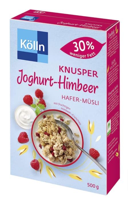 Kölln Müsli Knusper Joghurt Himbeer Weniger Fett Er Pack X G Amazon De Lebensmittel Getränke