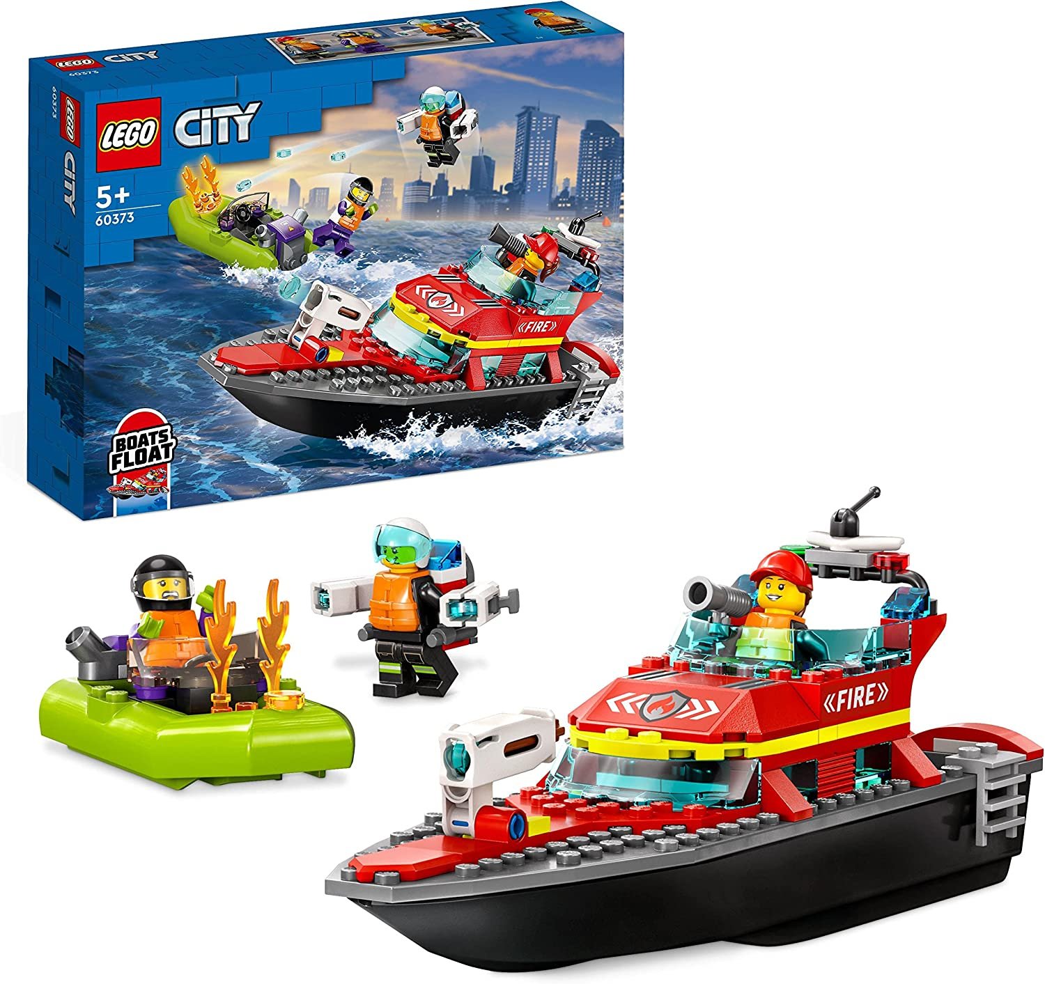 Lego City Feuerwehrboot, Spielzeug (Schwimmt Im Wasser)