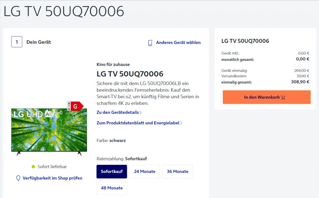 Lg 50Uq70006