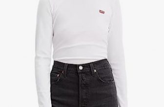 Levi s Damen Ls Baby Tee T Shirt White S Amazon de Fashion