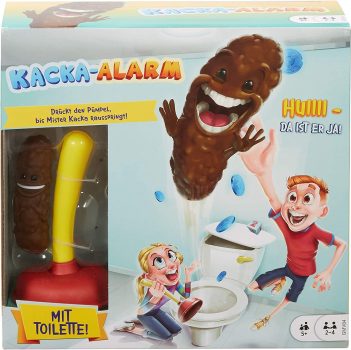 MATTEL Kacka Alarm viel Gelächter für einen Spieleabend mit Toilette