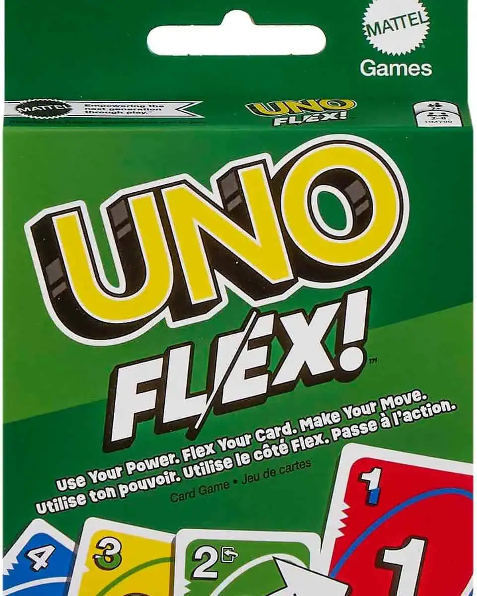 Mattel Games UNO Flex – Das klassische Kartenspiel mit Flex-Karten für 5,99 € inkl. Prime-Versand (statt 9,89 €)