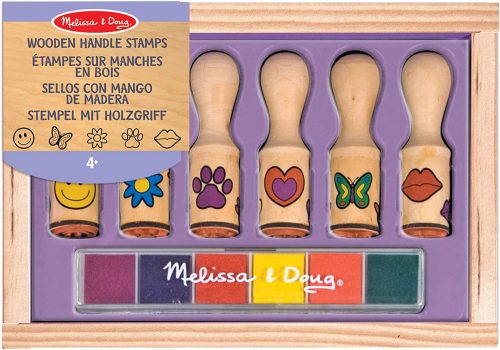 Melissa & Doug Happy Handles Stempelset aus Holz