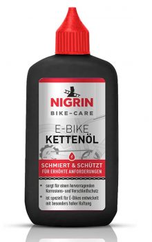 NIGRIN BIKE CARE E Bike Kettenöl, ml Flasche, Fahrradkettenöl, verringert Reibung, macht Fahrrad