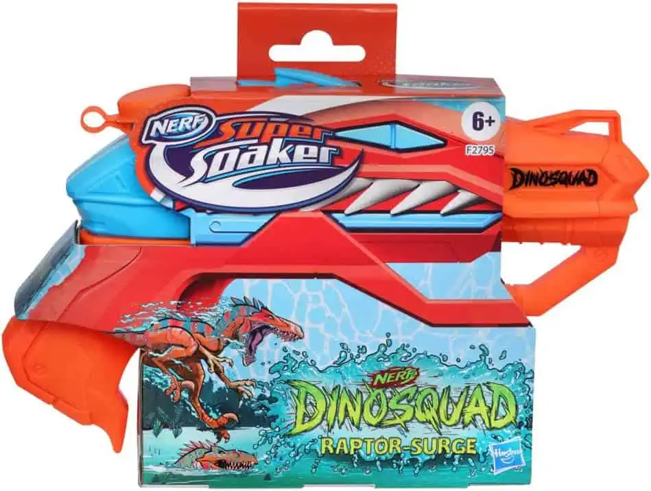 Nerf Super Soaker DinoSquad Raptor-Surge Water Blaster für 5,94 € inkl. Prime-Versand (statt 9,98 €)