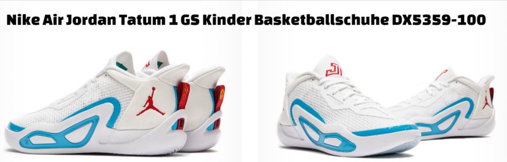 Nike Air Jordan Tatum 1 Gs Kinder Basketballschuhe Dx5359-100